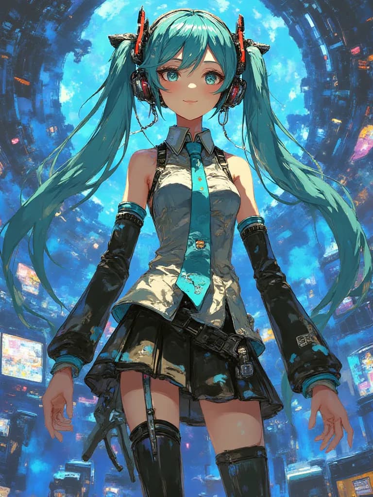 Thumbnail of Hatsune Miku (Saiyan Version)