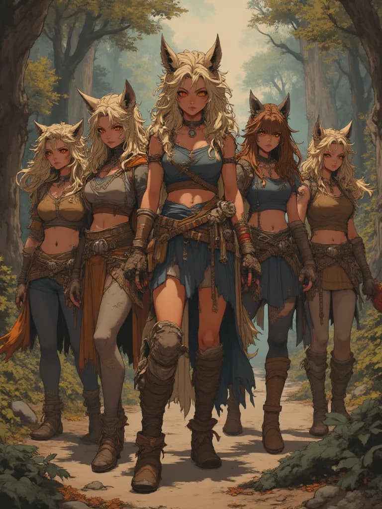 Thumbnail of The Wolf Pack (Maia, Lexxi, Kira, Nola, Kaia)