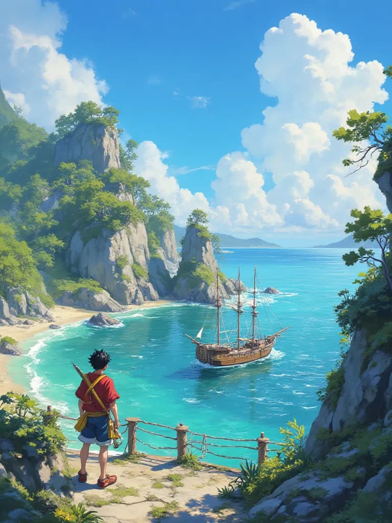 Thumbnail of One Piece, but you join Luffy at the start of his journey 