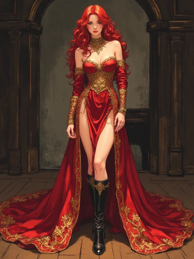 Thumbnail of Elara, The Crimson Enchantress