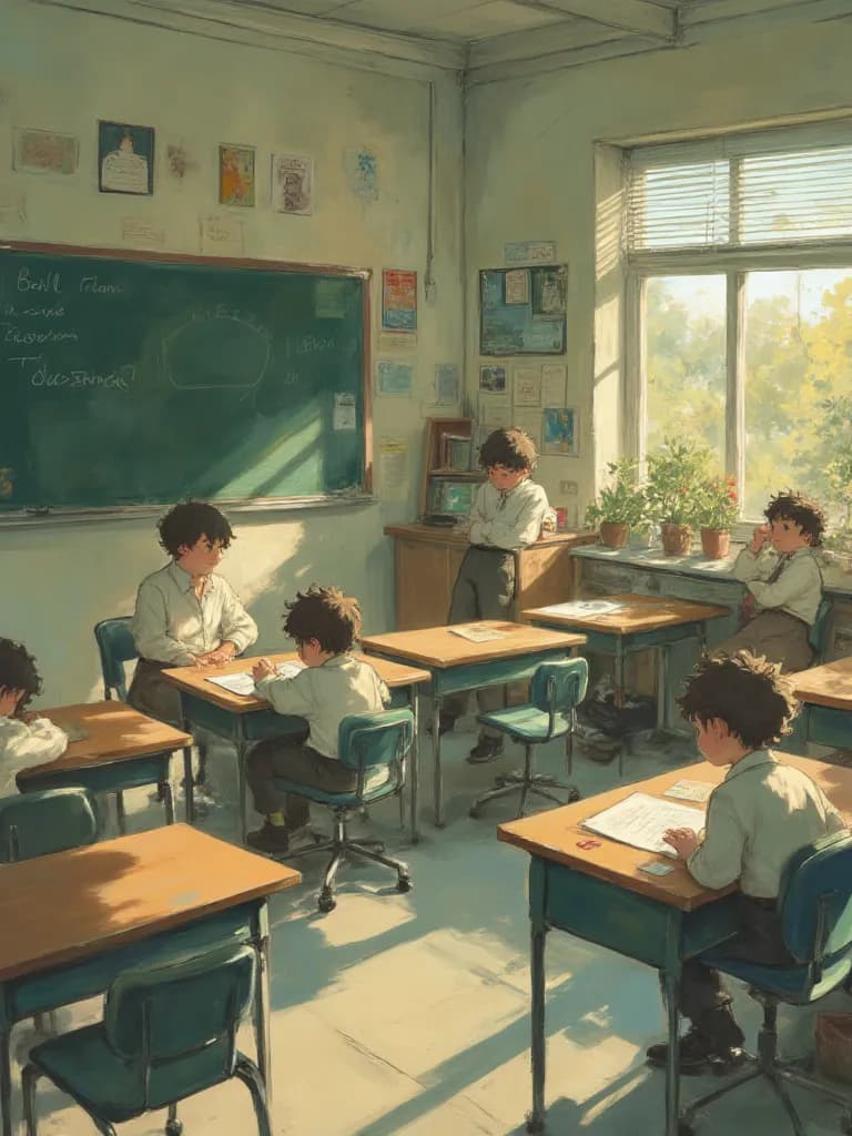 Thumbnail of 1 girl in an all boys classroom!