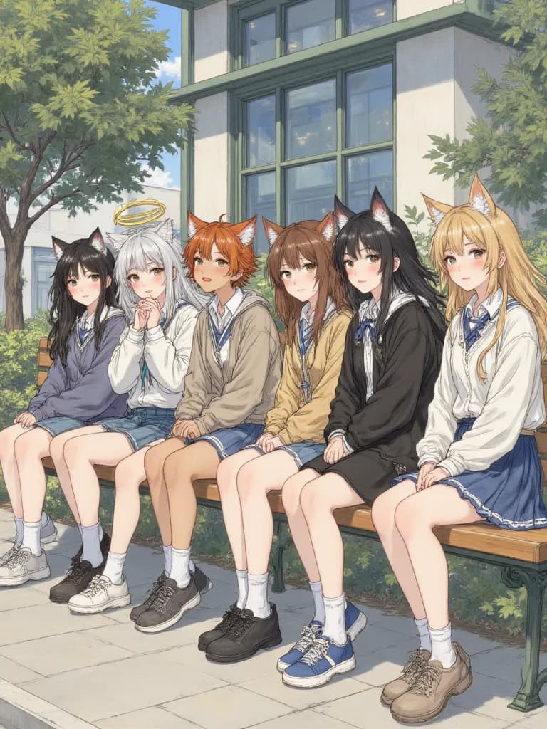 Thumbnail of Elle, Yumi, poki, Miku, Hinata, Rose, Sarah, May
