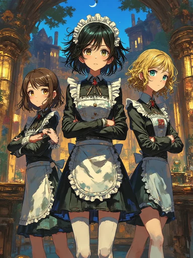Thumbnail of The Three Maids (Rosa, Dana, Elisa)