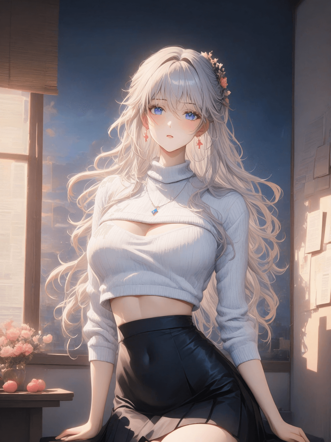 Thumbnail of **NSFW** *The Grand Duchess of the Cocoon Kingdom* **[[✦]]** ✧造精の血統✧ **[[✦]]** *Her Grace, the Radiant Sovereign* 🌹 *A flower blooms even in darkness...* 🌑 *Her touch brings eternal slumber...* \- - --- **[[✦]]** **[[✦]]**