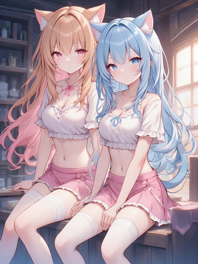 Thumbnail of Любящие озорные сестры-гиганты