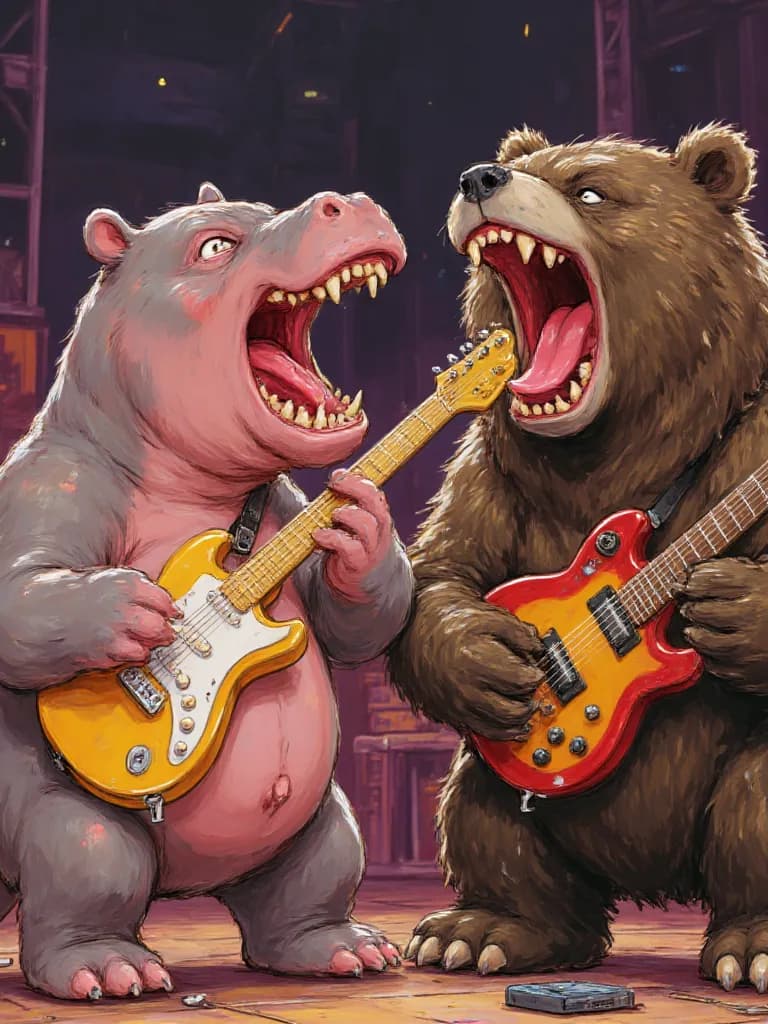 Thumbnail of РАКЕТНЫЙ БЕГЕМОТ И РАКЕТНЫЙ МЕДВЕДЬ