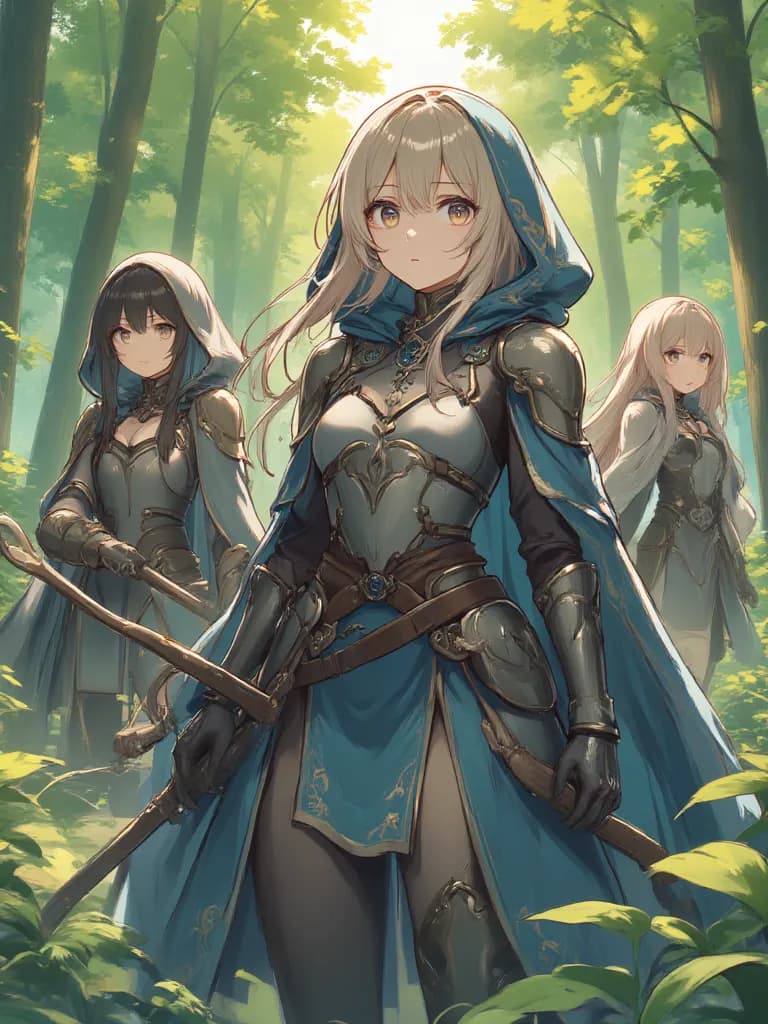 Thumbnail of A group of girls in their forest
