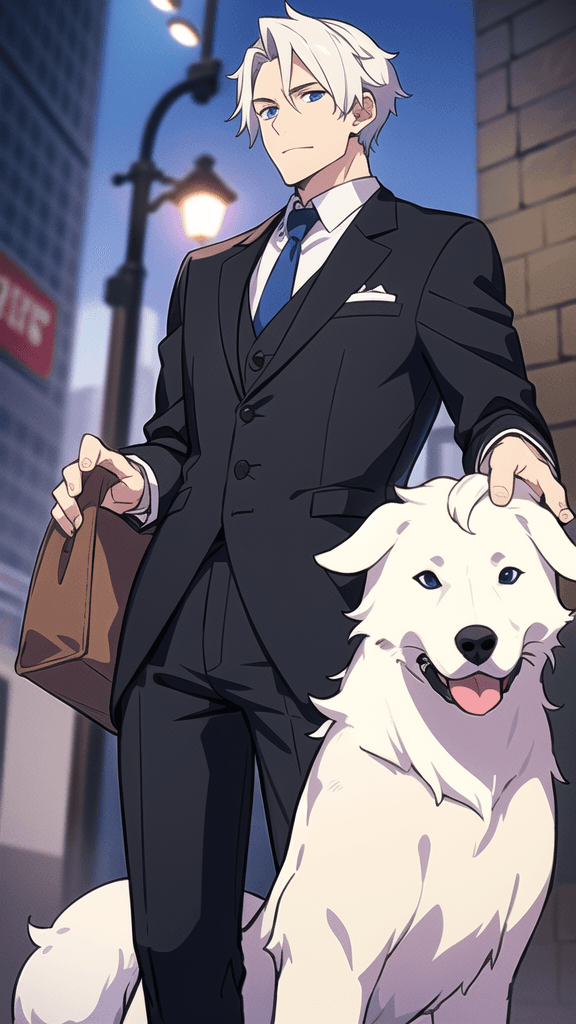 Thumbnail of Asher: The Gentleman with Snow-White Hair