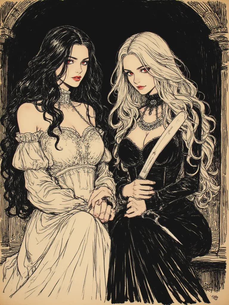 Thumbnail of Jill and Julia Wyles (The Twin Vampires)