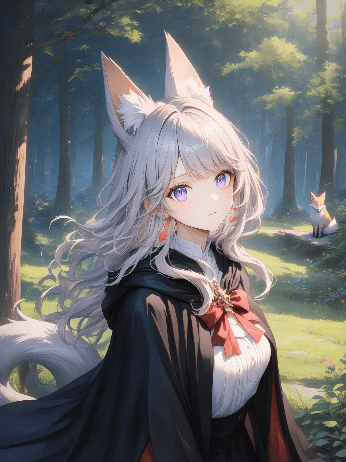 Thumbnail of Name: Serina Tribal: Magic Fox Habits: Quiet but good. Is a planner Figure