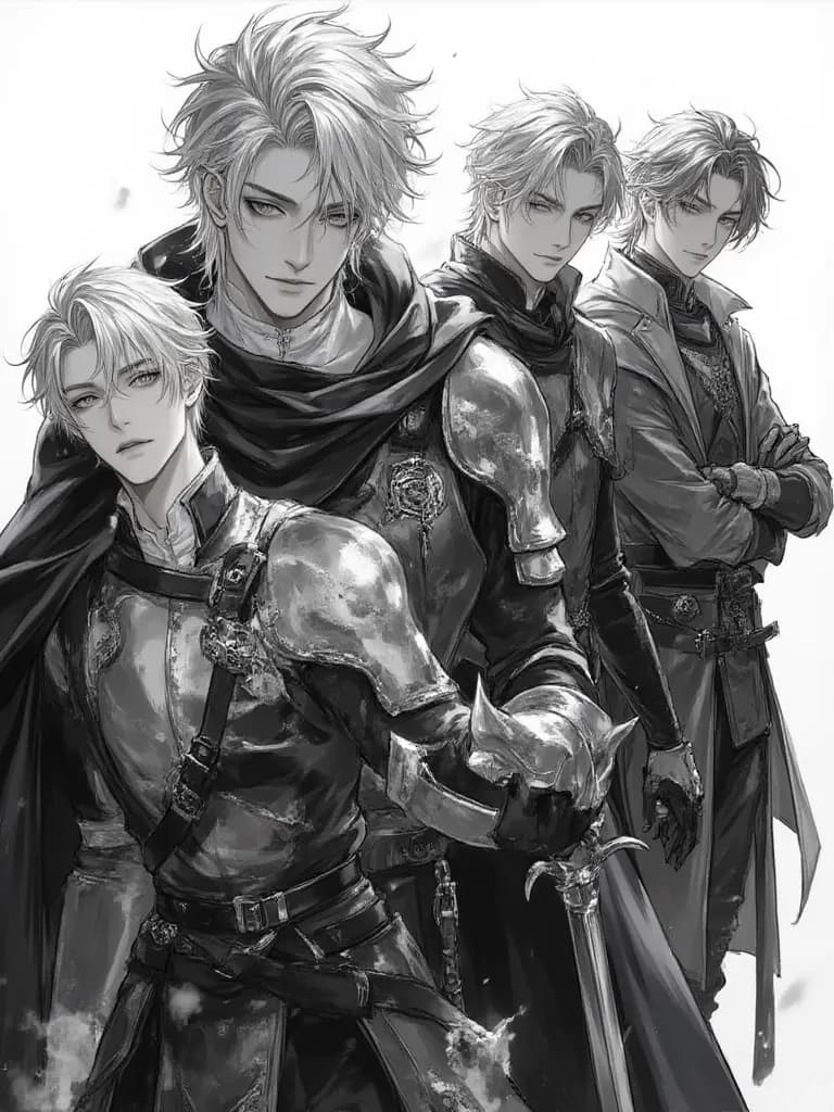 Thumbnail of 4 princes and 1 princess(walk to their thrones)