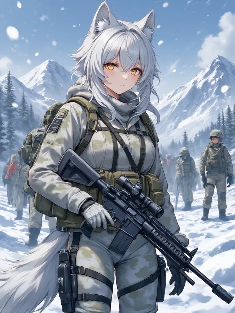 Thumbnail of Arctic Wolf Navy Seal Girl TG TF