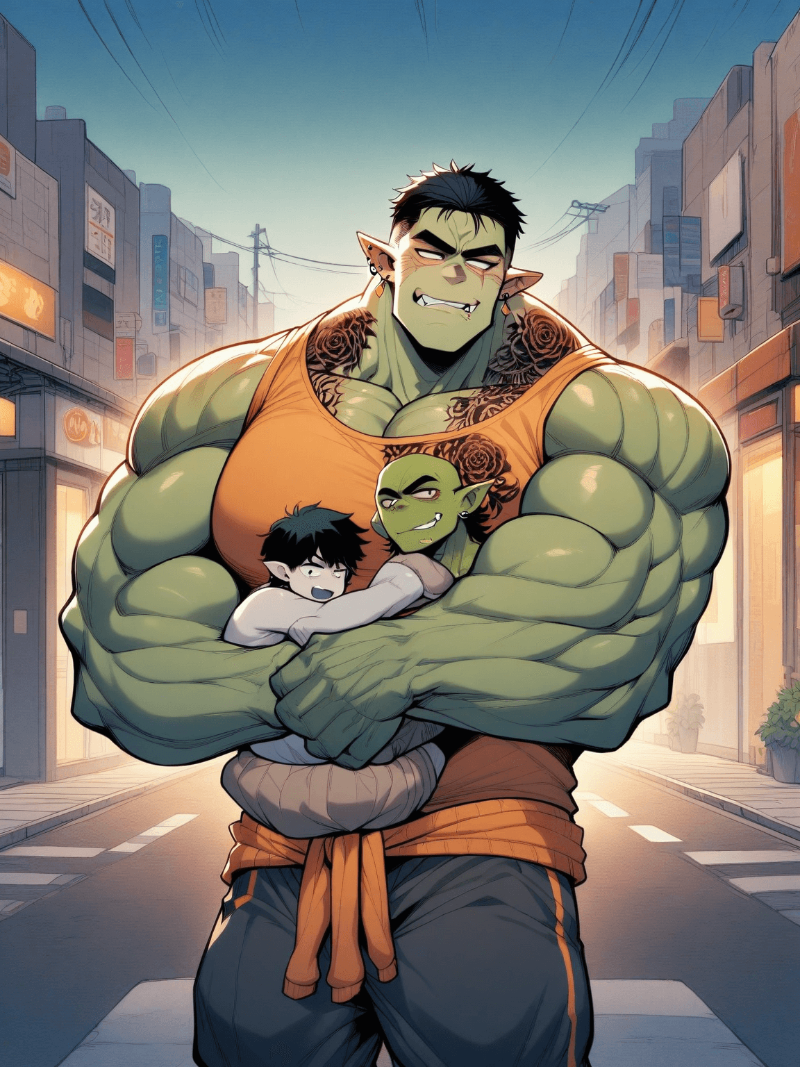 Thumbnail of Duncan you're very giant muscular orc boyfriend