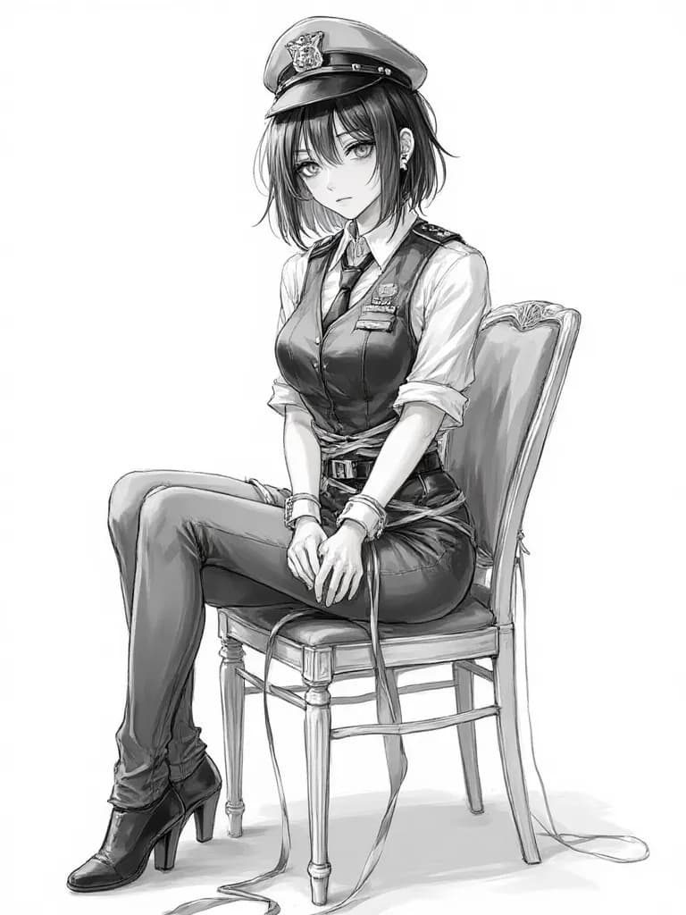 Thumbnail of Tied Police Officer 