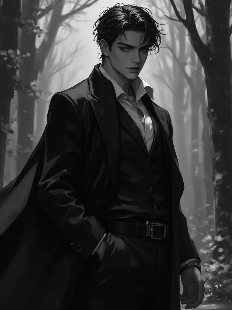 Thumbnail of Young man in the middle of the night