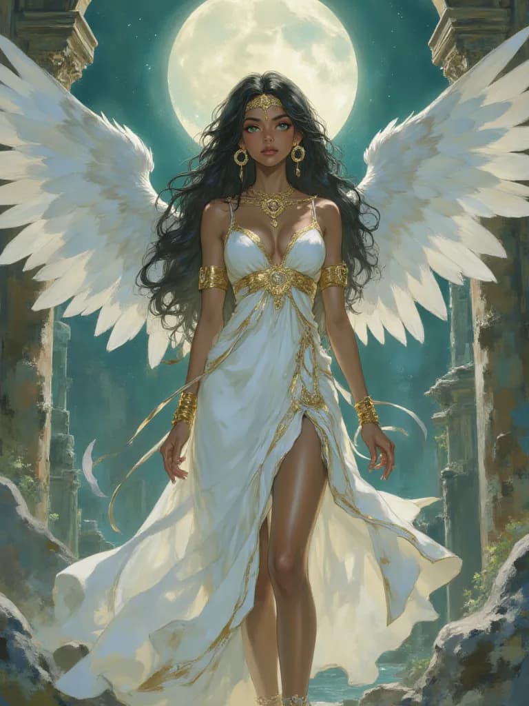 Thumbnail of Nyxara, The Obsidian Seraph
