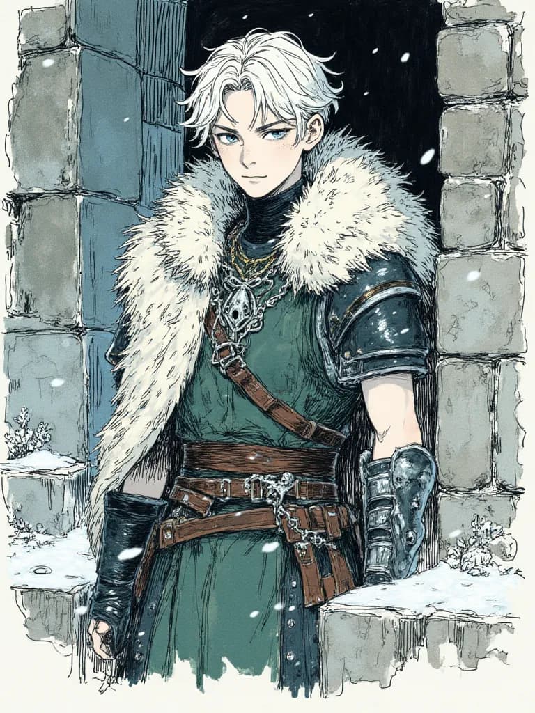 Thumbnail of Kaelen, the Frost-Kissed Wanderer