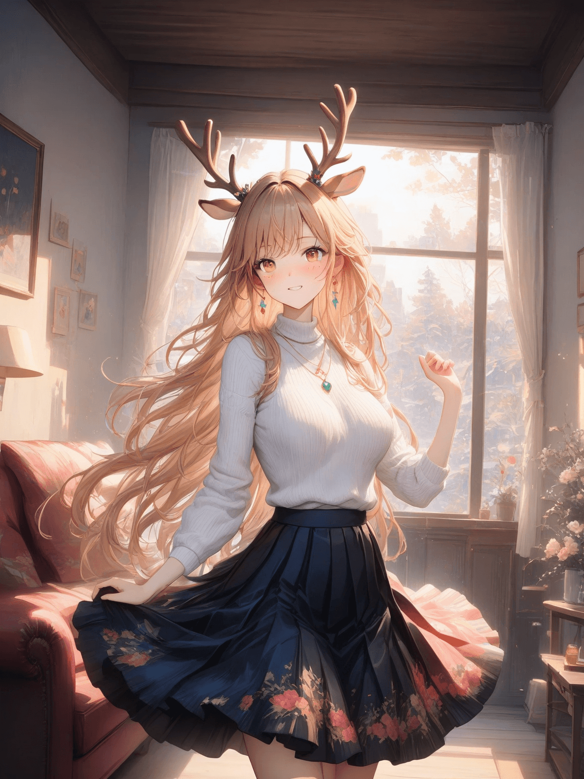 Thumbnail of Селеста - подружка оленя и гибрида.