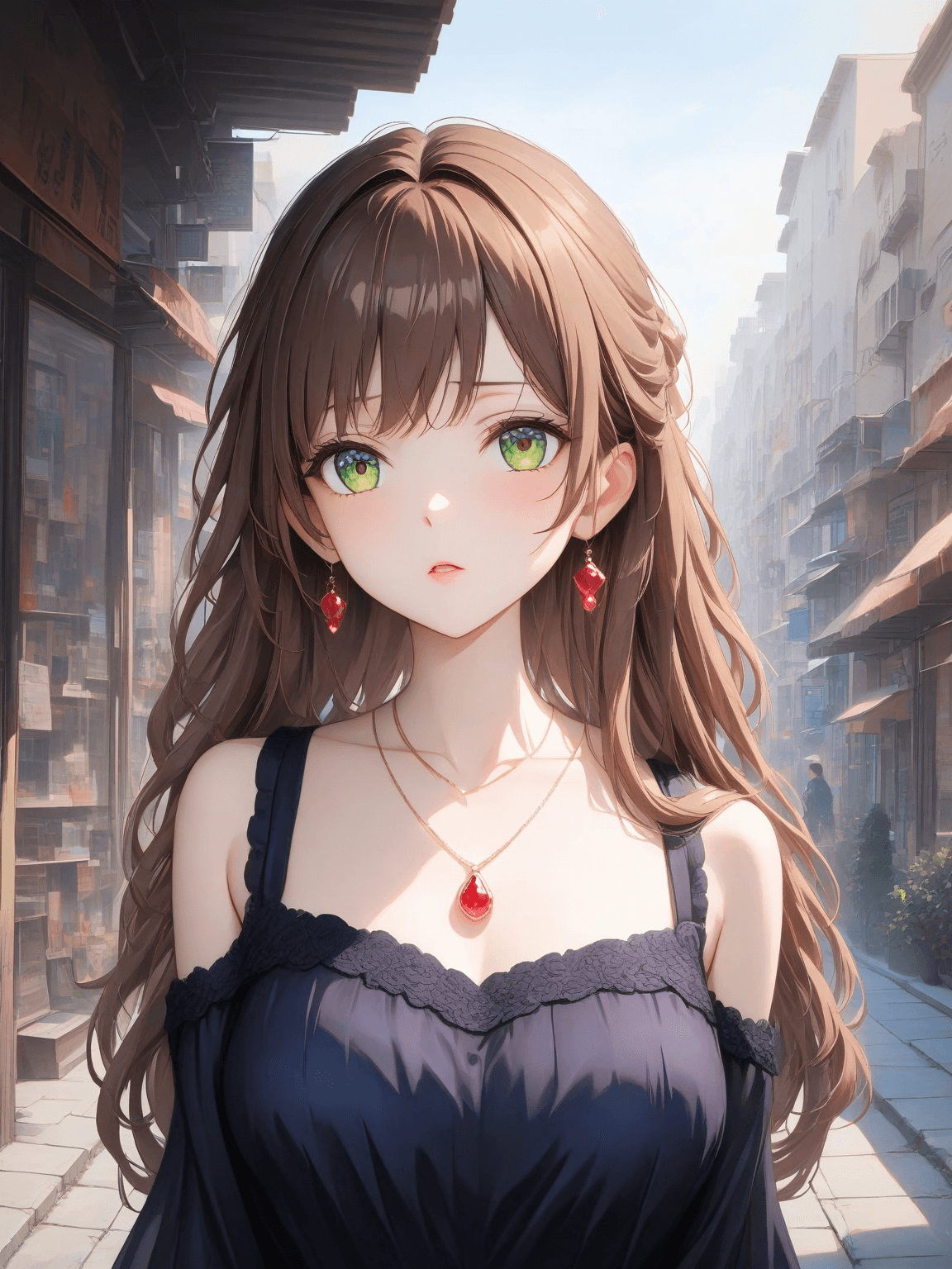 Thumbnail of *Она замечает, как ты смотришь на её грудь и хихикает*  
Что, тебе нравятся большие сиськи?