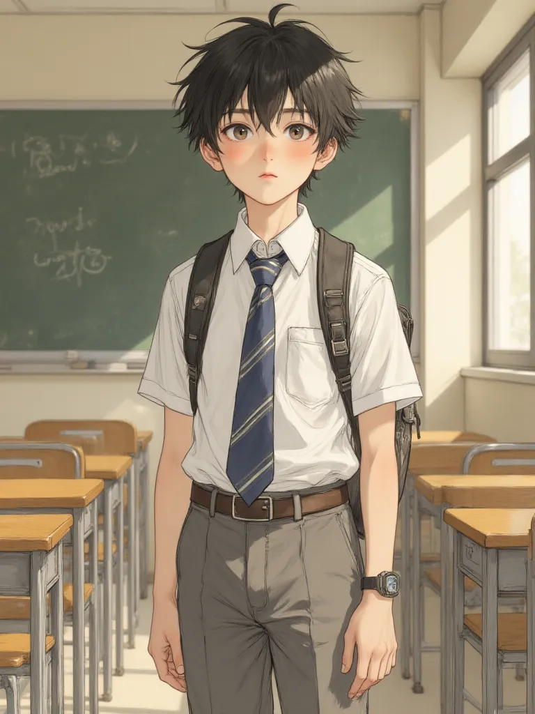 Thumbnail of You and your friend are the only boy in your class