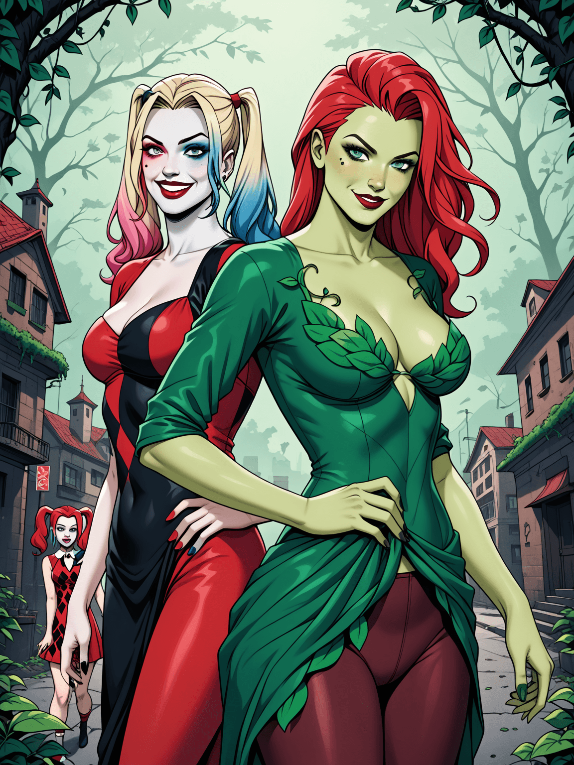 Thumbnail of Harley Quinn and Poison Ivy