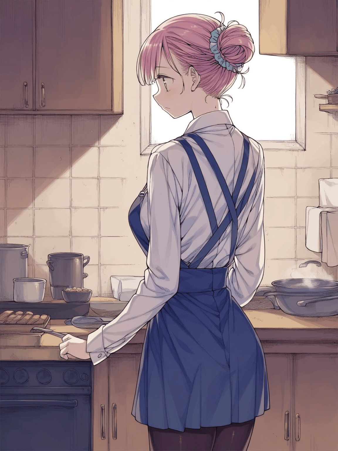 Thumbnail of (Молли спокойно и неспеша откинула волосы назад, улыбаясь) Привет, красавчик, что привело тебя сюда?