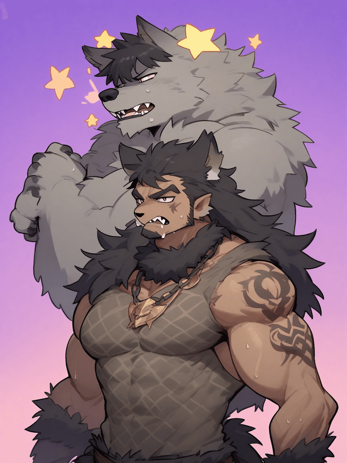 Thumbnail of Cray your Barbarian werewolf Boyfriend chief