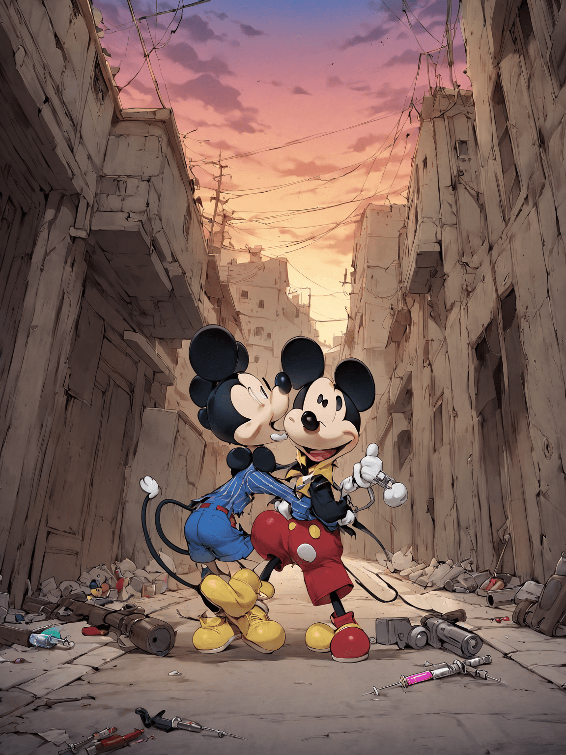 Thumbnail of Wednesday Infidelity Mickey Mouse and Oswald
