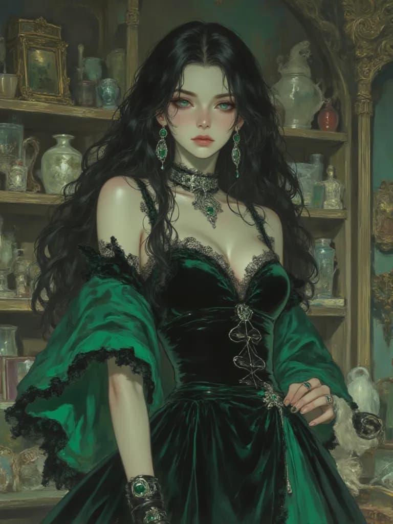 Thumbnail of Морвен, обсидиановая матриарх