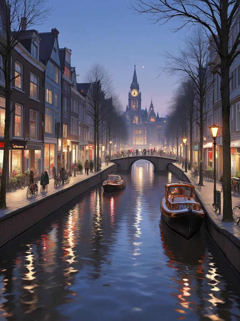 Thumbnail of Atlas Tour : 🇳🇱 Amsterdam , Netherlands - Reflections of Canals and Freedom