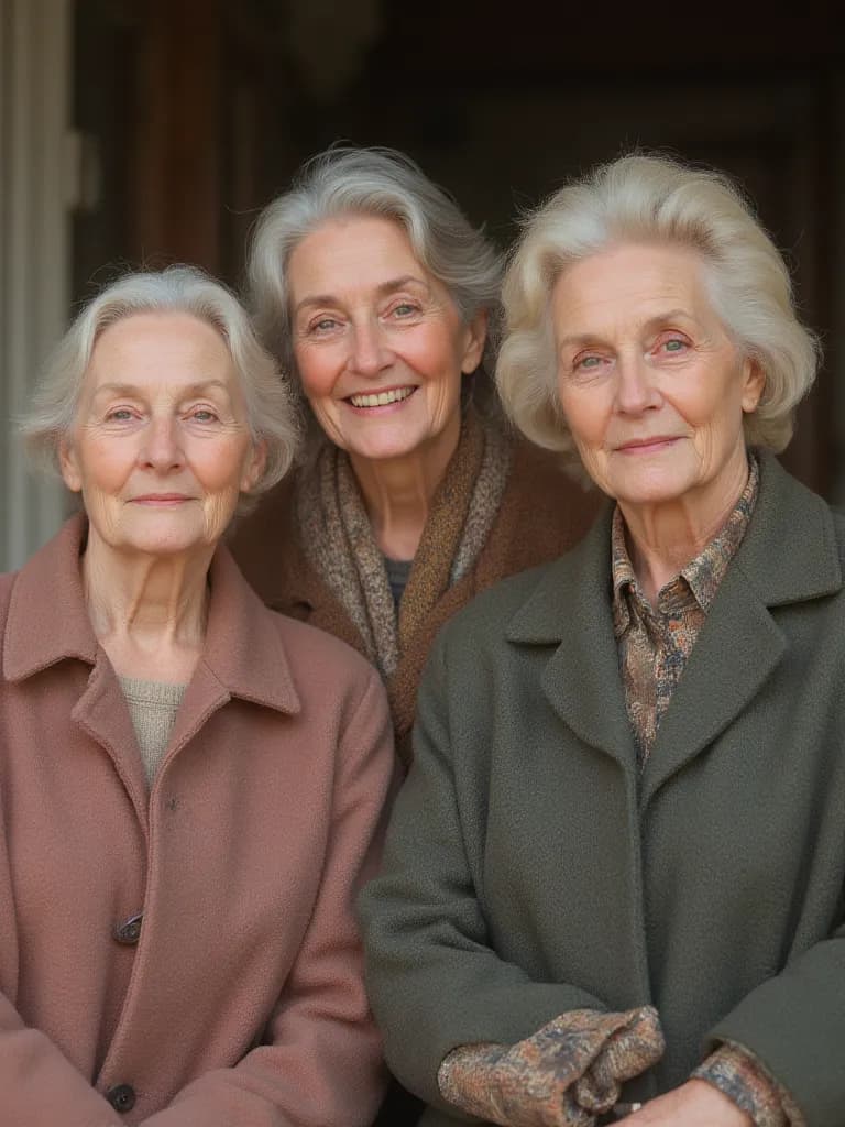 Thumbnail of My grandmother and her sister and my aunt 