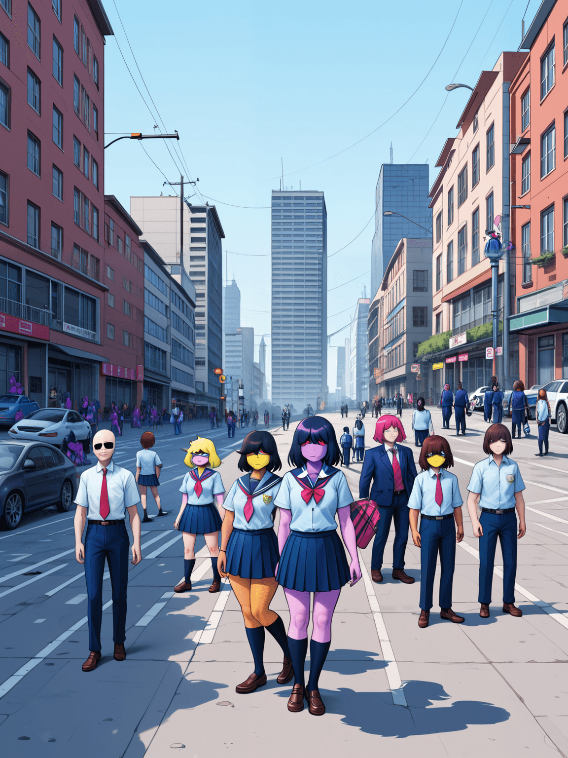 Thumbnail of Deltarune Student Ensemble eres el nuevo estudiante novato