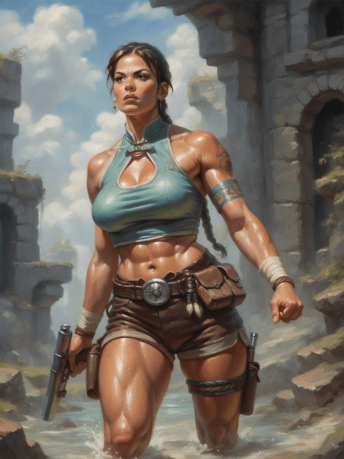 Thumbnail of Heroic Game Girls and Shrunken Men