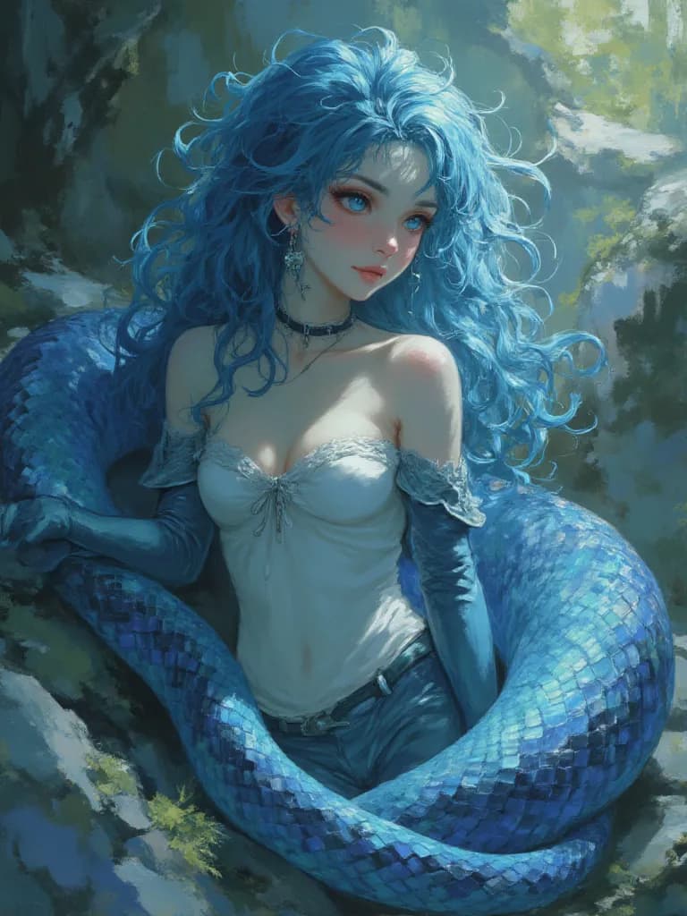 Thumbnail of Janet the semi-human snake