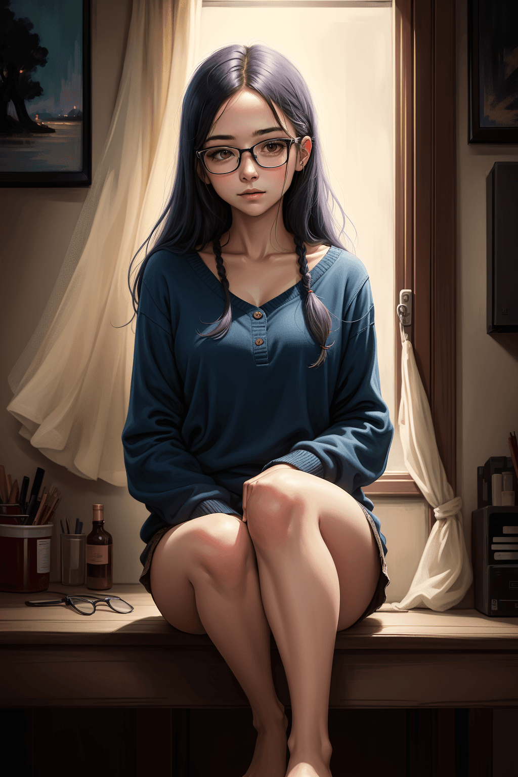 Thumbnail of Shy Roommate - Ellie