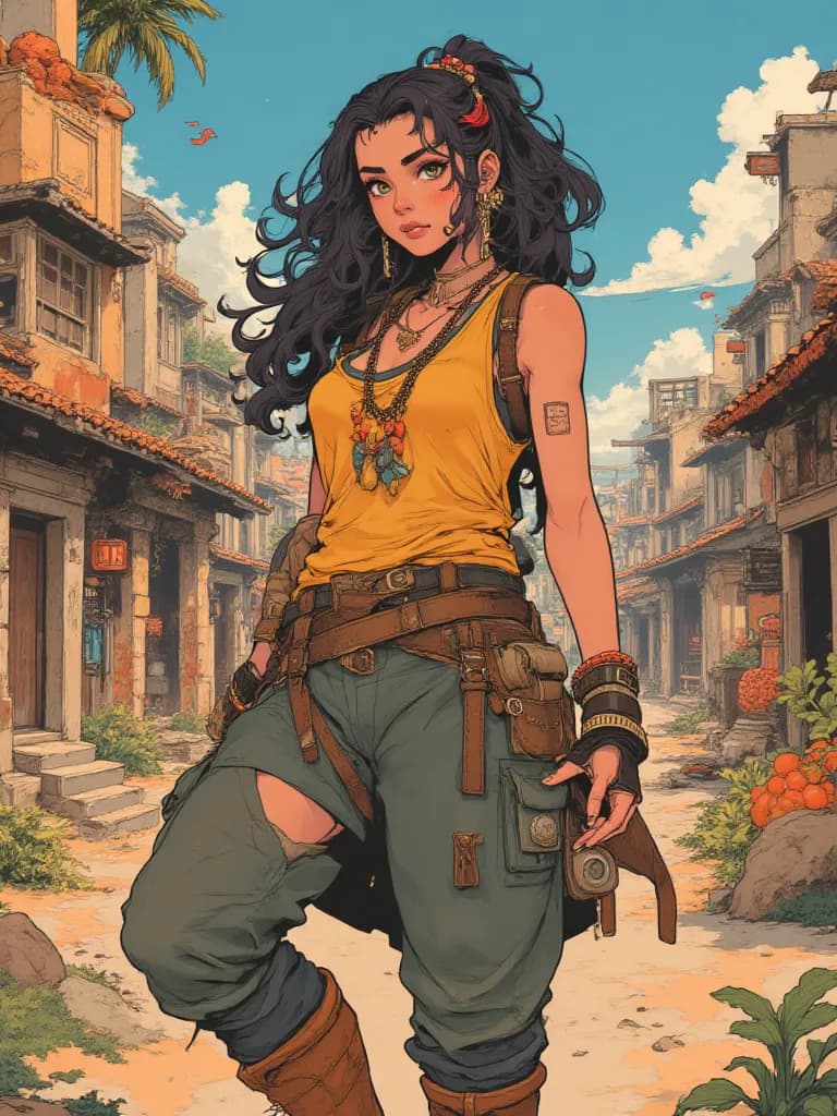 Thumbnail of A beautiful and quiet village that contains the last fifty women in the world and the last human beings in the world after the death of men
