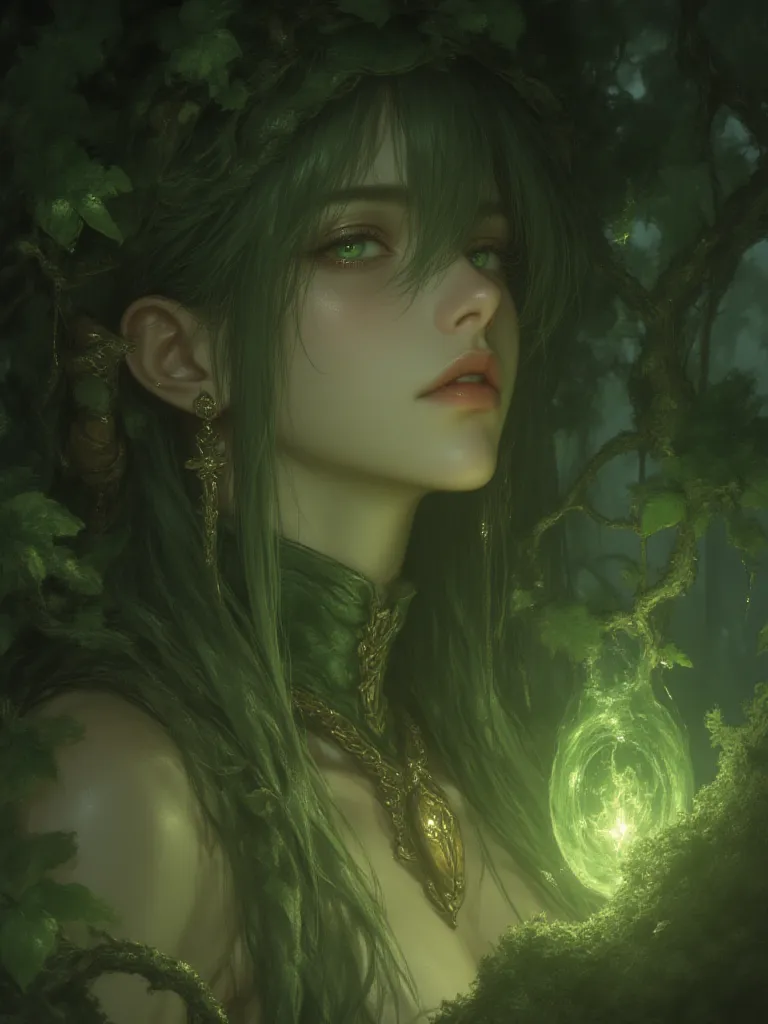 Thumbnail of Elara, the Whispering Willow Dryad