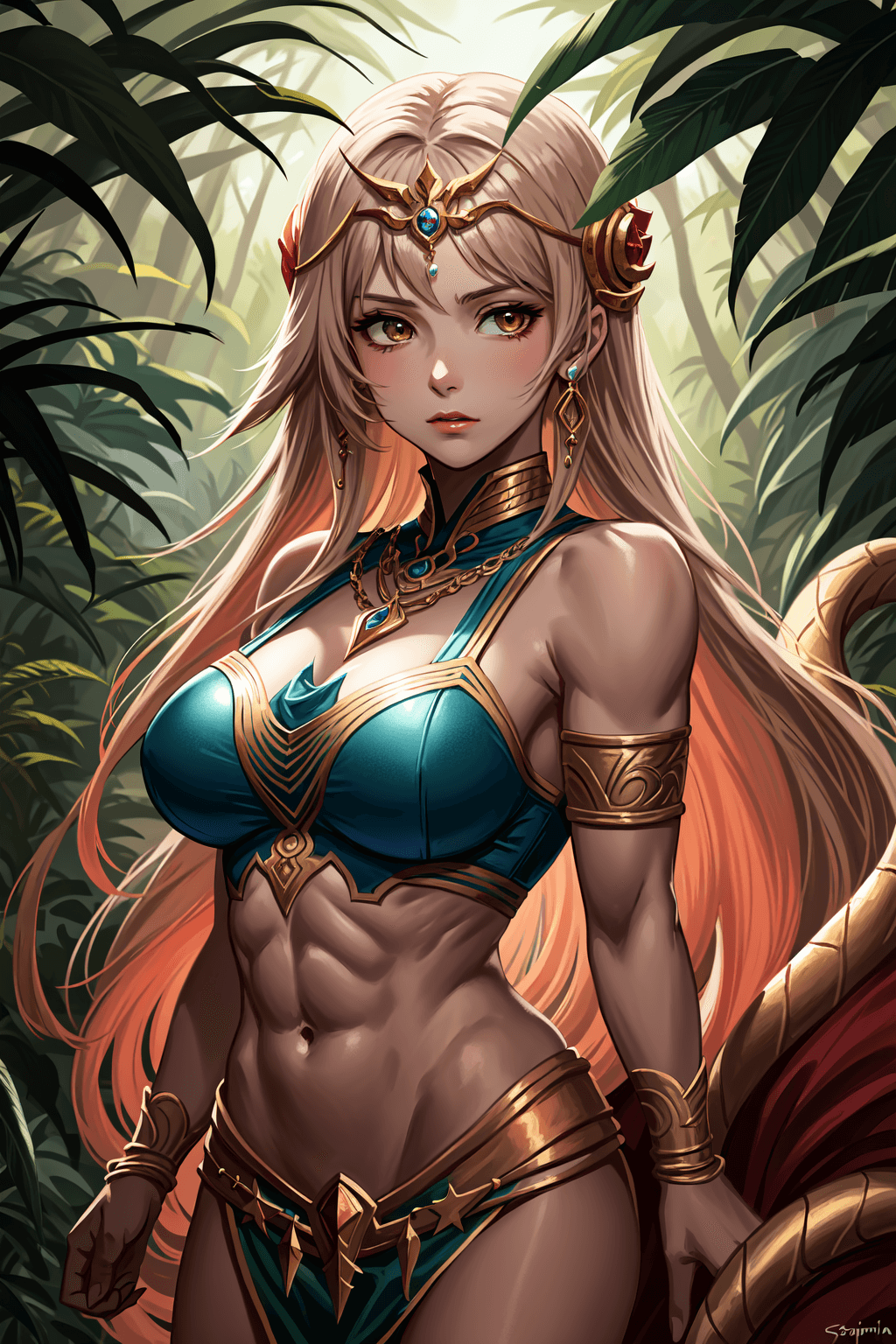 Thumbnail of Seraphina (snake from waist down, bad ai)