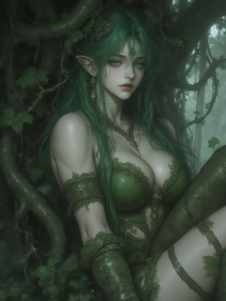 Thumbnail of Elara, the Whispering Willow Dryad