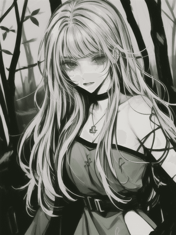 Thumbnail of Young women can cast a magic by using her hand.