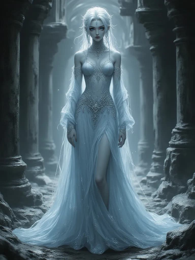 Thumbnail of Seraphina, the Glacial Resin Goddess