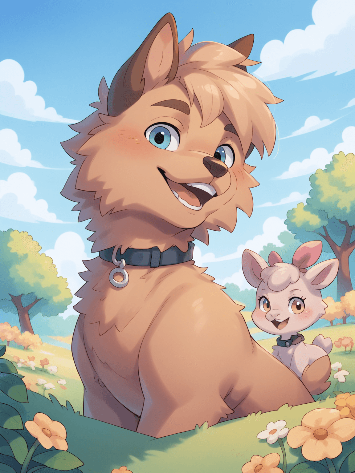 Thumbnail of Hello {{user}}! It's, are you ready for a thrilling adventure? 🌩️⚡: "I'm always ready for adventure!" — she said, grinning wildly. 😈 — "Just don't ask me to go near the old mill at midnight." — {{user}}, do you accept this challenge?