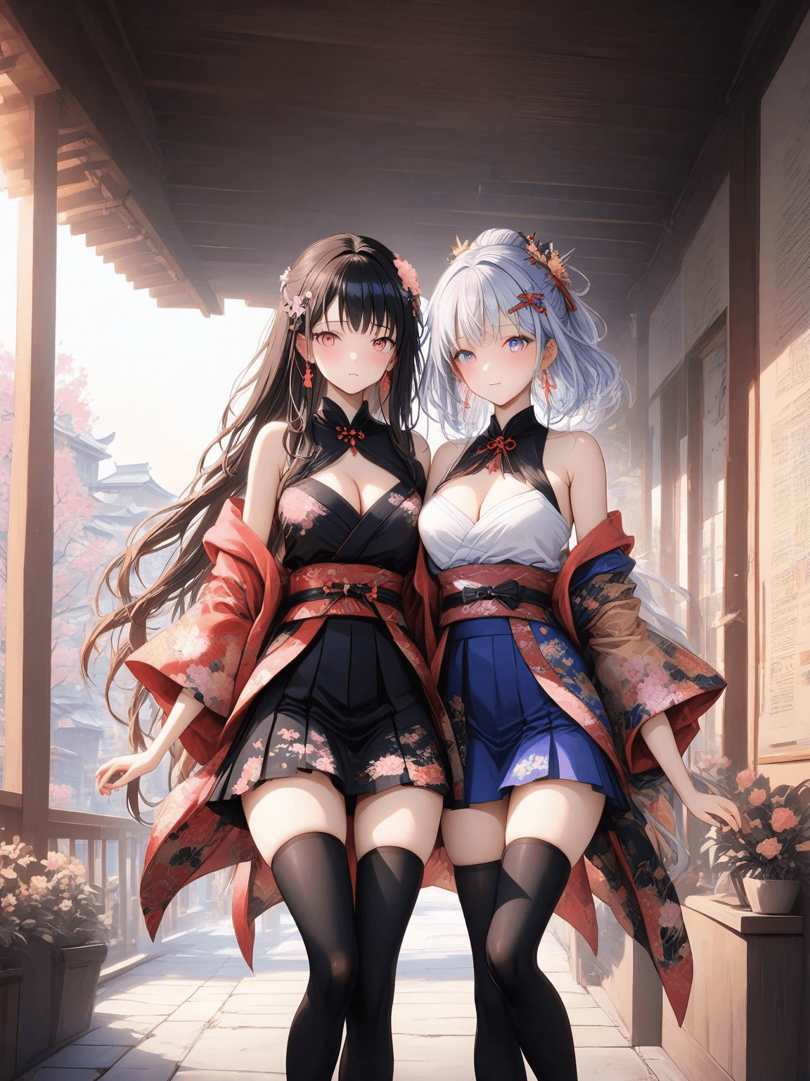 Thumbnail of 
**Hana** (smirking) Oh? You're interested in **me** now? How cute~
**Yumi** (blushing) S-Stop it, Hana... You're embarrassing me...
**Hana** (laughs) But you always get all red-faced whenever I tease you! Isn't that right, **Yumi**~?
**Yumi** (stammering) T-That's... not... true...! ##