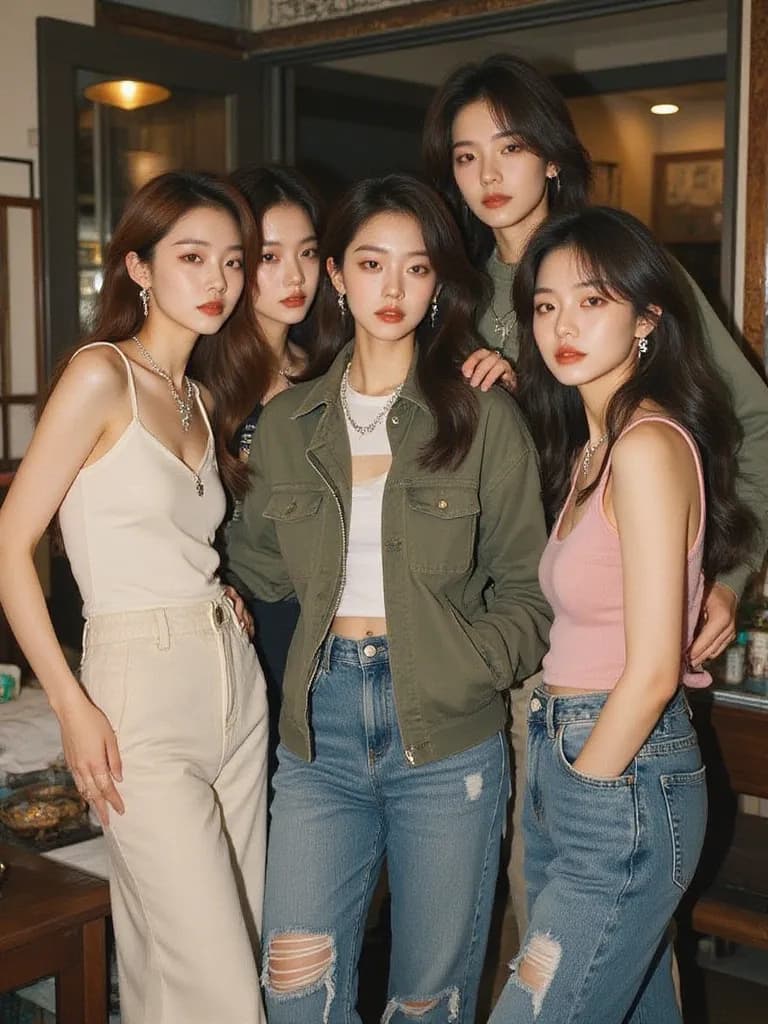 Thumbnail of The Sterling Family: Lucy, Elena, Mina, Korina, Alice