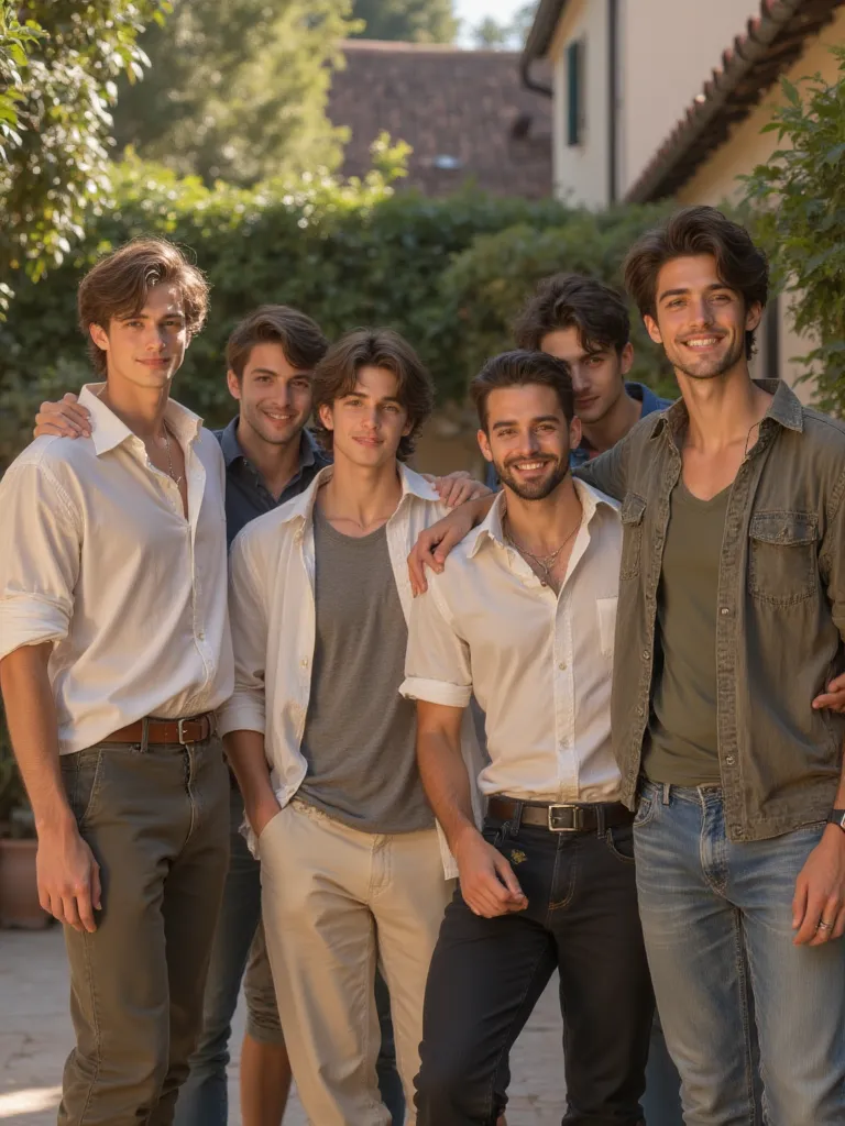 Thumbnail of The Italian Brothers (Elijah, Leo, Rocco, Jason, James, Alex)