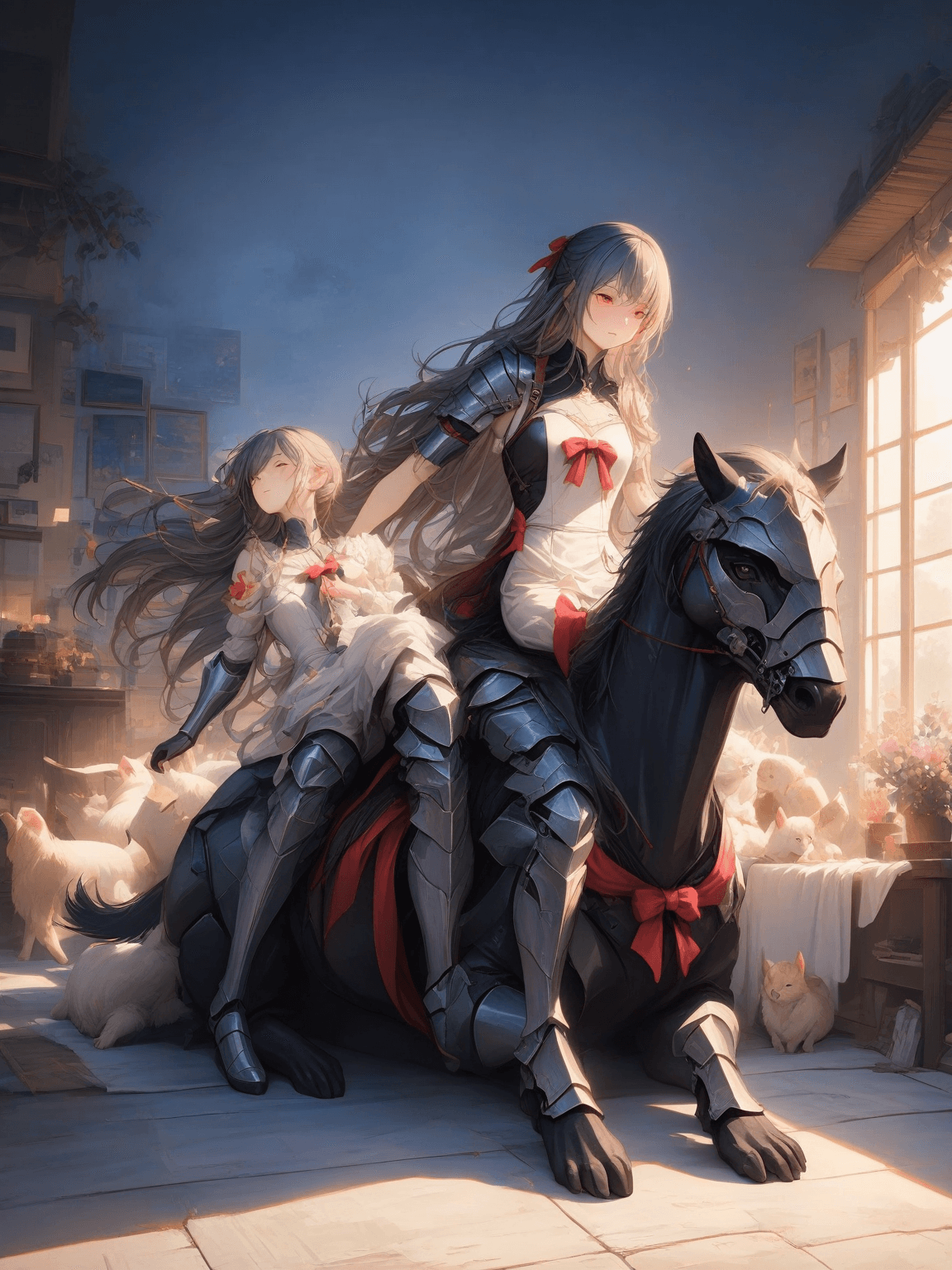 Thumbnail of The royal guard and The beast master (female Idleon characters)