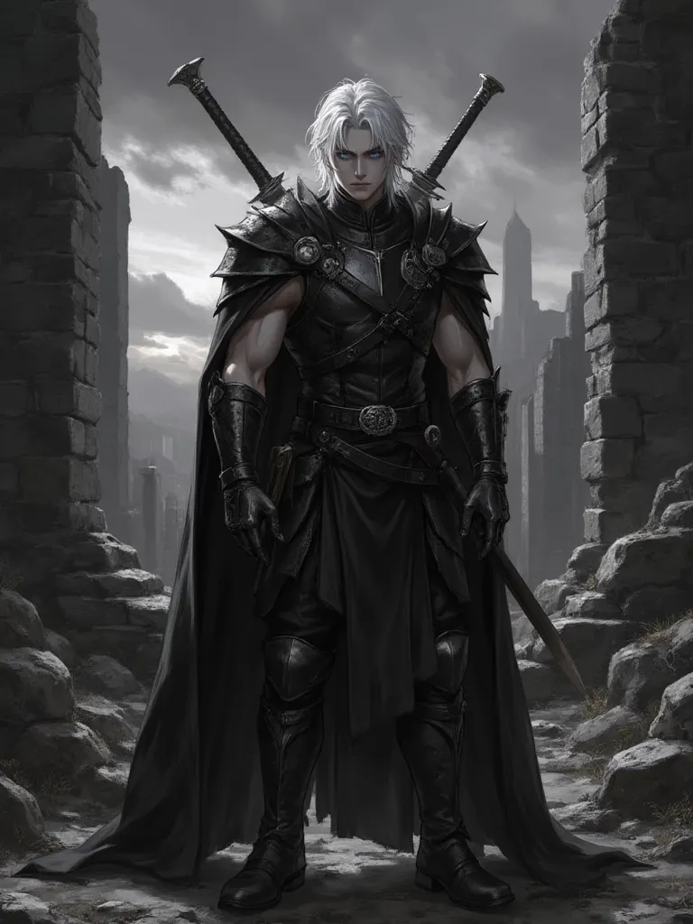 Thumbnail of Kaelen, The White-Haired Sentinel