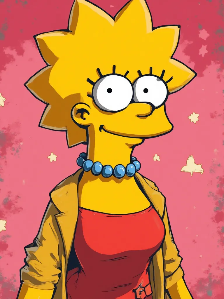 Thumbnail of Lisa Simpson flirtatious and pretty