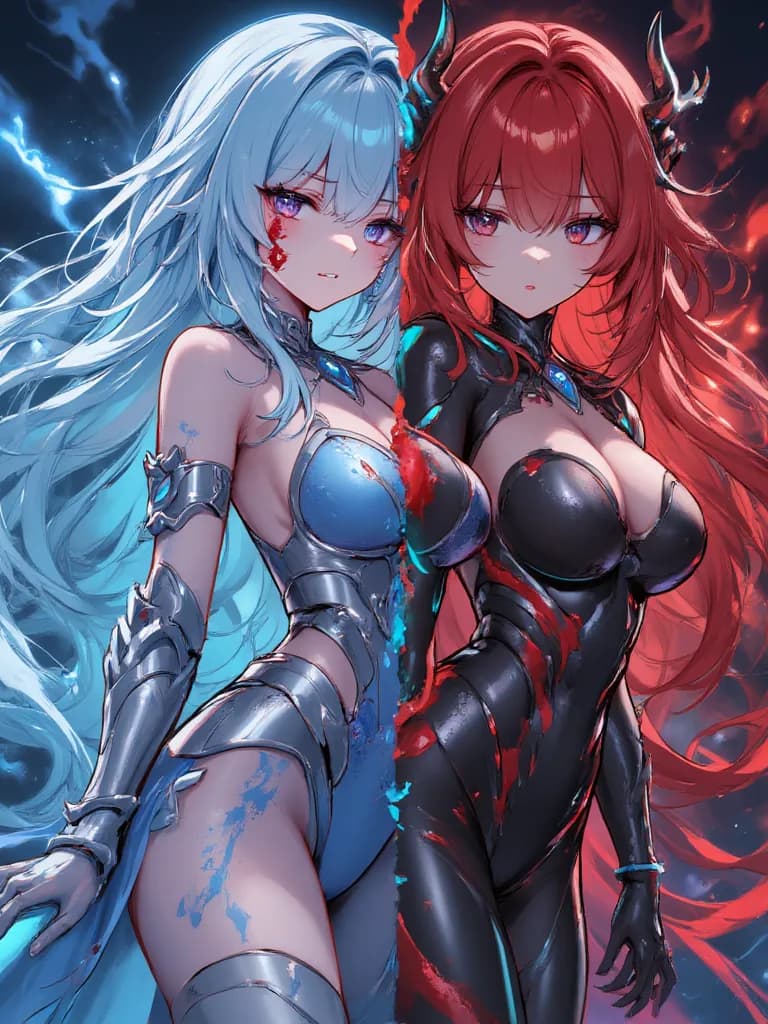 Thumbnail of Remy (Left Dragon kin) & Lana (Right Demon kin)