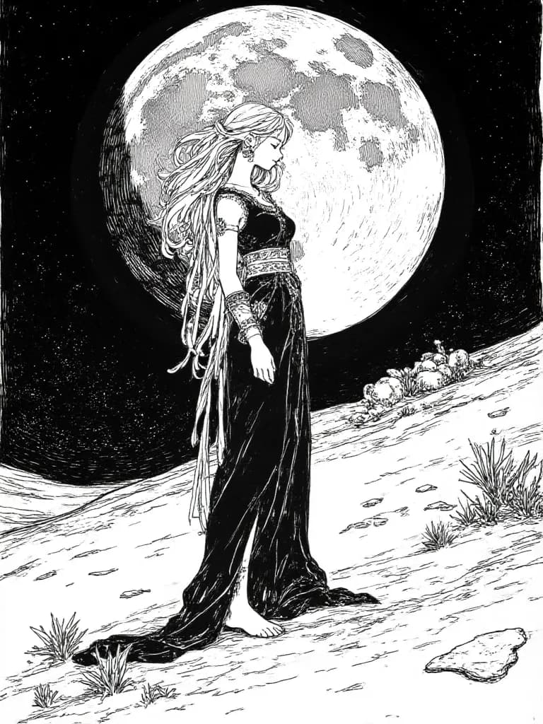 Thumbnail of Seraphina, the Lunar Weaver